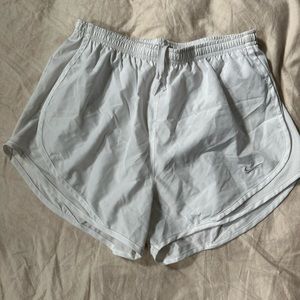 Nike white athletic shorts - size medium